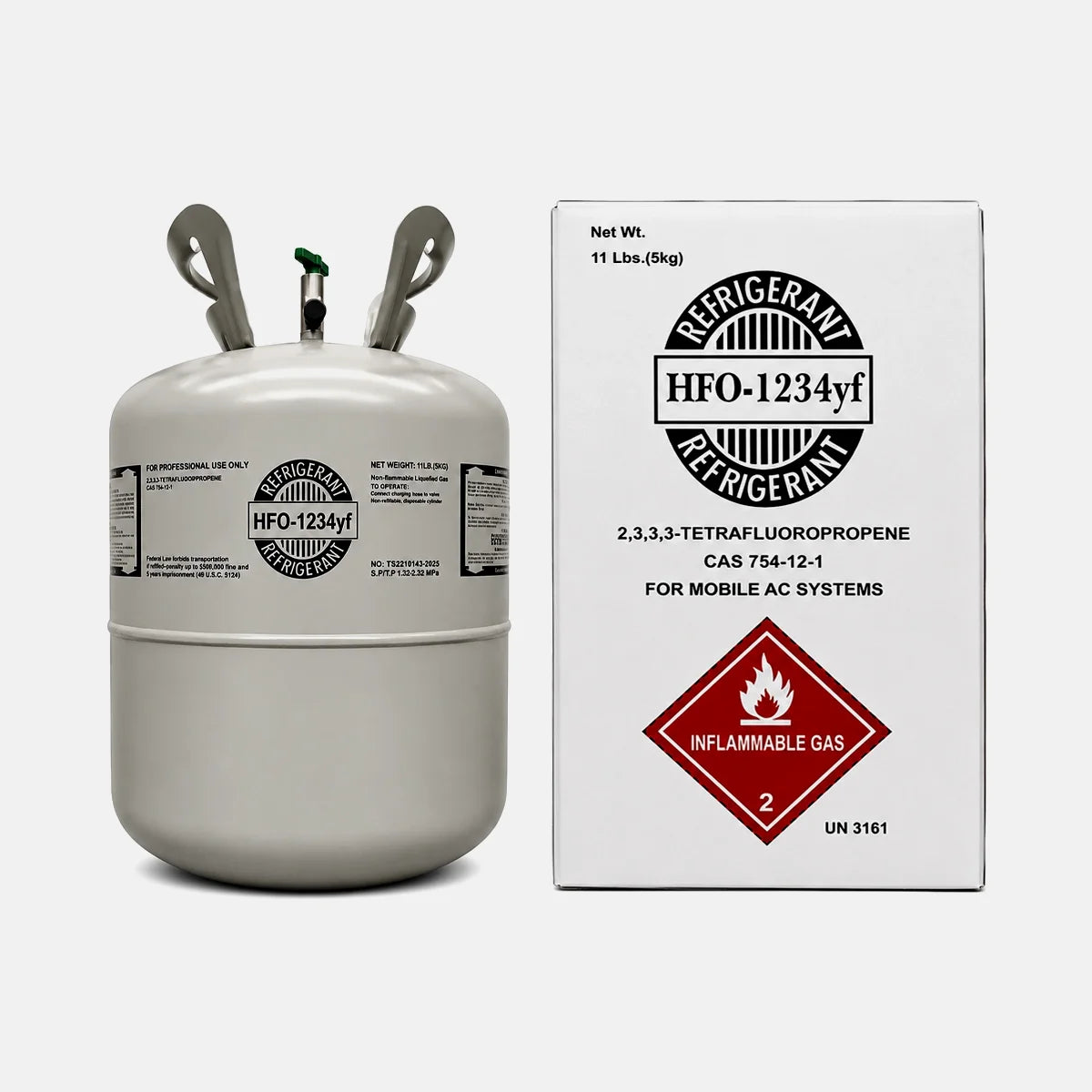R1234yf Refrigerant 11LB R-1234yf