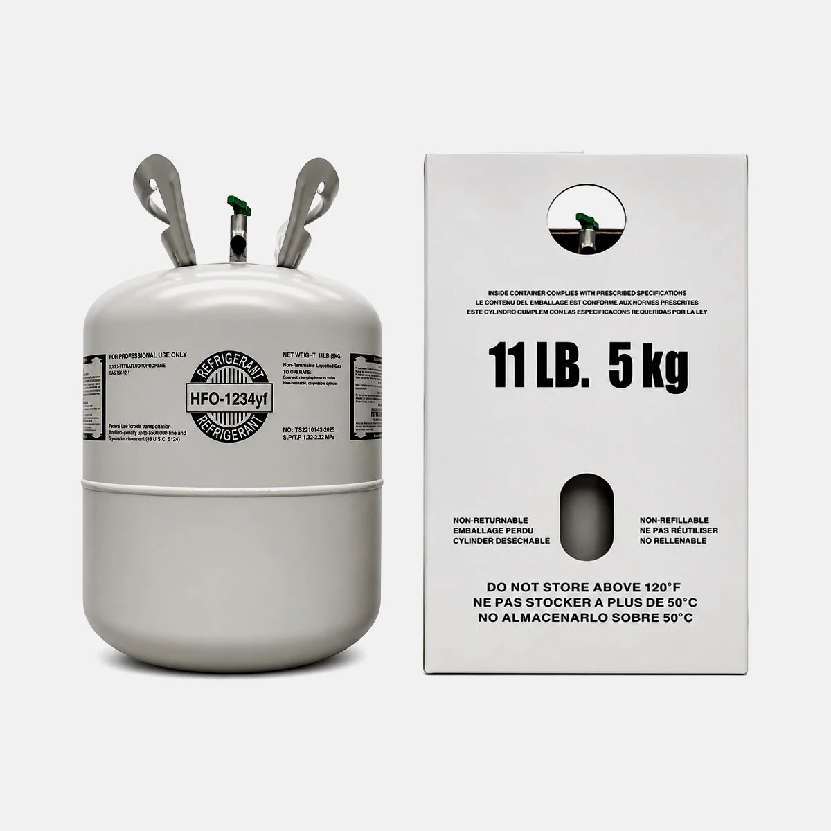 R1234yf Refrigerant 11LB R-1234yf