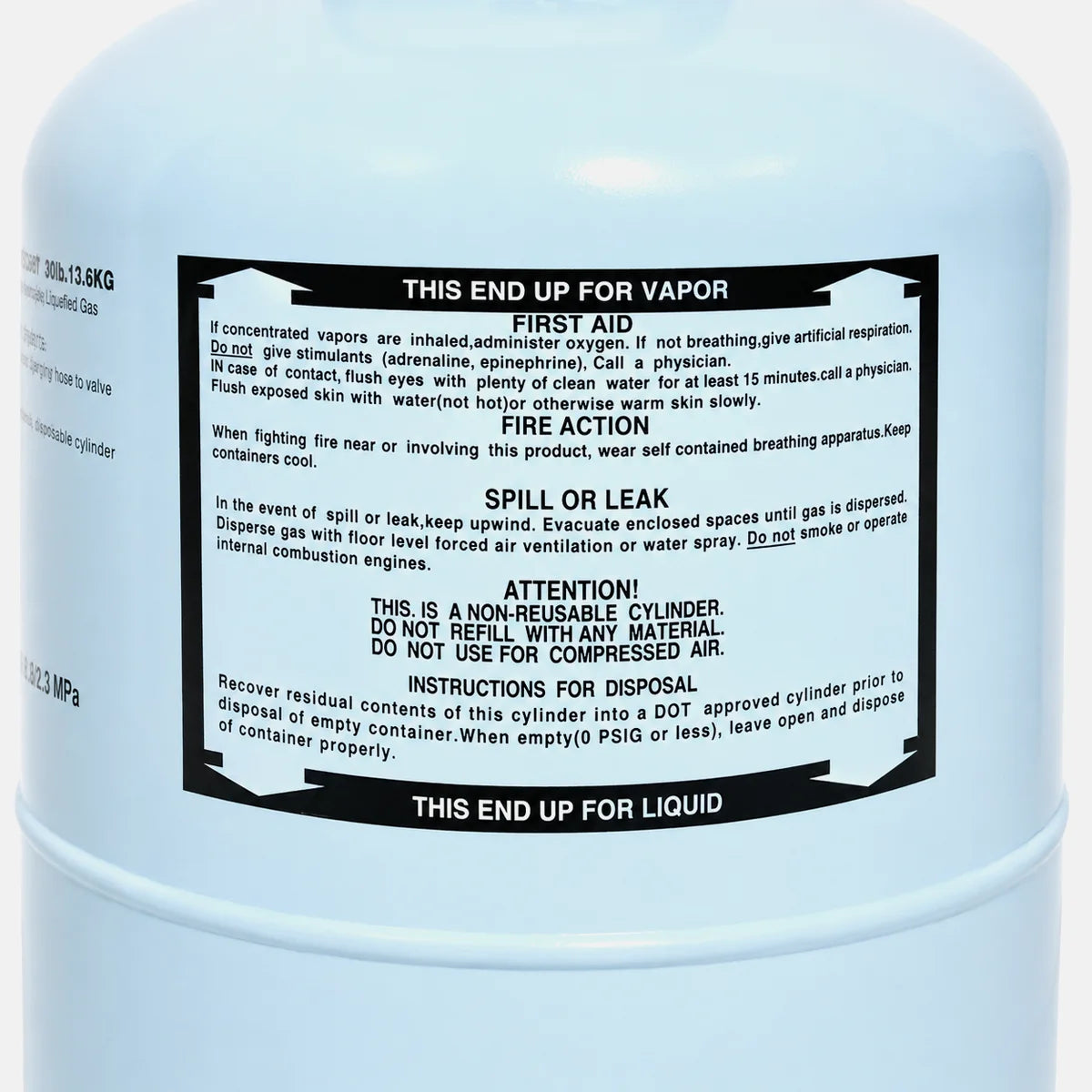R134A Refrigerant 30LB R-134A