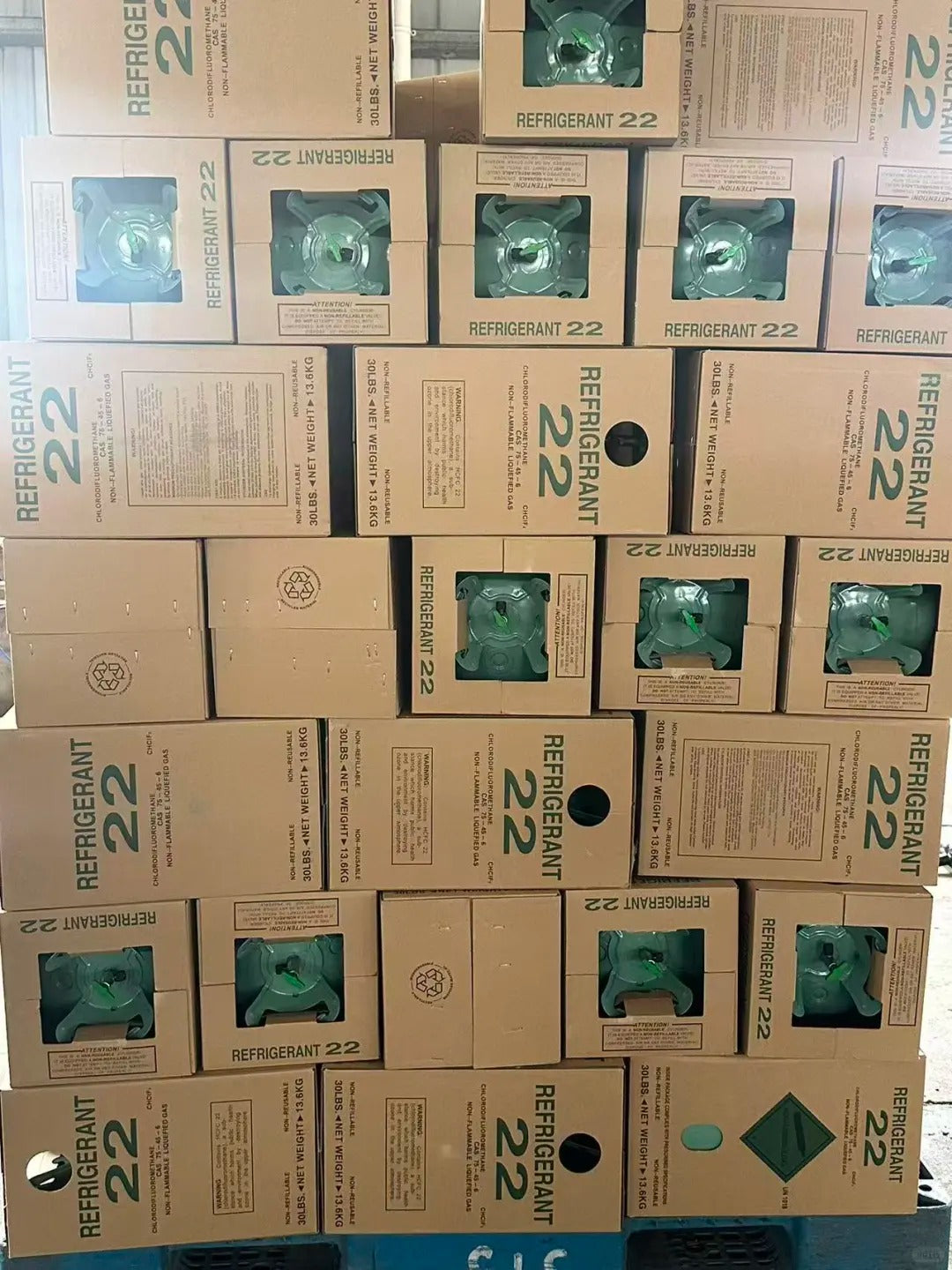 R22 cartons in stock